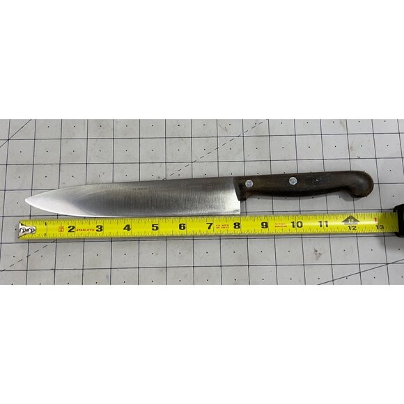 J.A. Henckels Chefs Knife 731 8" Rosewood Handle Solingen Germany Stainless Stee - Picture 8 of 8